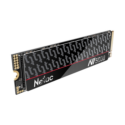 SSD накопитель Netac SSD NV5000-T 500GB PCIe 4 x4 M.2 2280 NVMe 3D NAND, R/W up to 4800/2700MB/s, IOPS(R4K) 200K/440K, TBW 320TB, with heat spreader, 5y wty