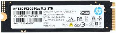 Твердотельный накопитель M.2 NVMe 2Tb HP FX900 Plus Series [7F618AA#ABB] (SSD)