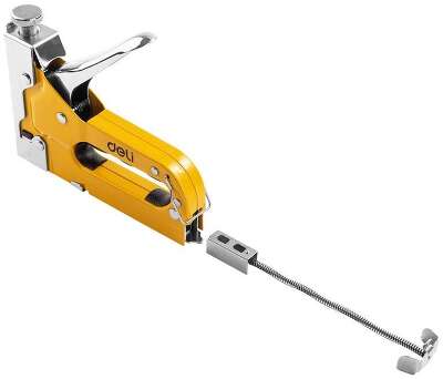 Мебельный степлер Deli DL238104 с набором скоб (2000шт D-тип, 2000шт Т-тип, 2000шт U-тип)