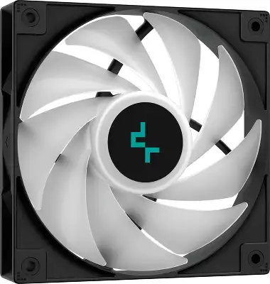 Устройство охлаждения(кулер) Deepcool AG400 Bk ARGB Soc-AM5/AM4/1200/1700/1851 черный/белый 4-pin 31.6dB Al+Cu 220W 614gr Ret (R-AG400-BKANMC-G-2)