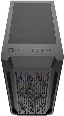 Корпус PowerCase Alisio Micro X3B, черный, mATX, Без БП (CAMIB-L3)