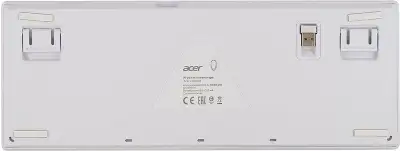 Клавиатура Acer OKR302 механическая белый USB беспроводная BT/Radio Multimedia for gamer для ноутбука LED (ZL.KBDEE.016)