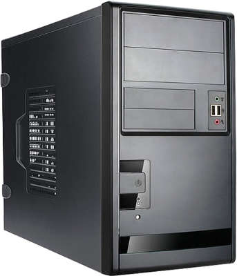 Корпус microATX 2.03 IN-WIN EMR-013 U3 Black-Silver 450W USB3.0