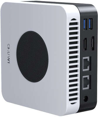 Неттоп Chuwi LarkBox X N100 (0.8) 12Gb SSD512Gb UHDG Windows 11 Home 2xGbitEth WiFi BT черный/белый