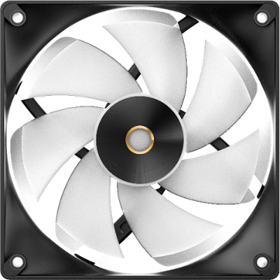 Вентилятор для корпуса Ocypus Delta F12 BK ARGB 3 IN 1, 120x120x25mm, 4-PIN PWM, 500-2000 RPM, 29 DBA MAX, HYDRO BEARING