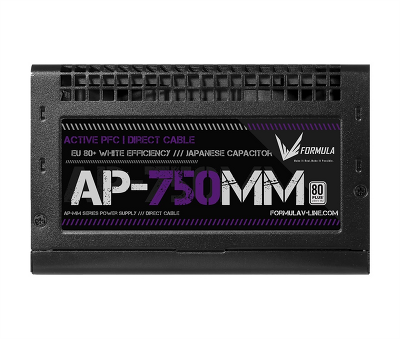 Блок питания Formula V Line AP-750MM, 750W, APFC, 80+, 12cm Fan