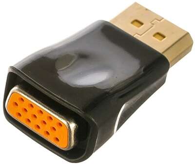 Cablexpert Переходник DisplayPort - VGA , 20M/15F, пакет (A-DPM-VGAF-01)
