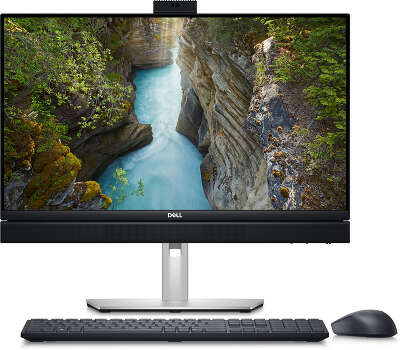 Моноблок Dell Optiplex 7410 Plus 23.8" Full HD i5 13500 (1.8) 16Gb SSD512Gb UHDG 770 CR Windows 11 Pro GbitEth WiFi BT 240W клавиатура мышь Cam серебристый 1920x1080