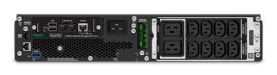 Источник бесперебойного питания мощностью 2200ВА для серверных систем APC Smart-UPS SRT RM, 2200VA/1980W, On-Line, Extended-run, Rack 2U, Out: 8xC13 2xC19, Black, Pre-Inst. Web/SNMP, 1 year warranty