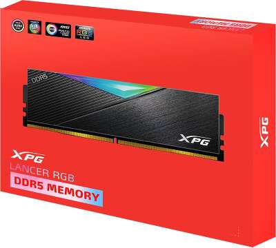 Набор памяти DDR5 DIMM 2x16Gb DDR6400 ADATA XPG Lancer RGB (AX5U6400C3232G-DCLARBK)
