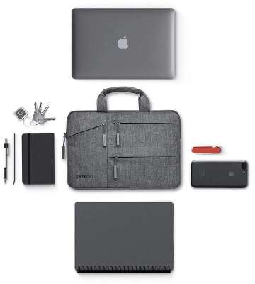 Сумка Satechi Water-Resistant Laptop Carrying Case для ноутбуков до 13"&14''  дюймов. Материал нейлон. Цвет серый.