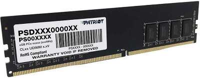 Patriot DDR4 16Gb 3200MHz PSD416G32002 RTL PC4-25600 CL22 DIMM 288-pin 1.2В single rank
