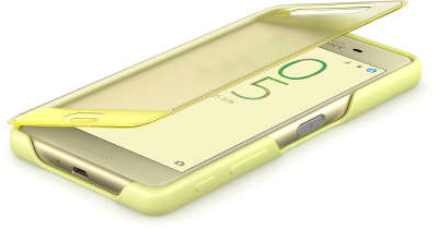 Чехол Sony Style Cover Touch SCR56 для Xperia X Performance, Golden Lime