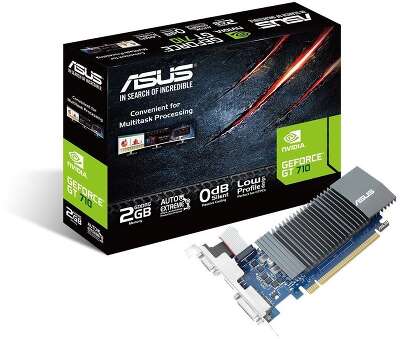 Видеокарта ASUS NVIDIA nVidia GeForce GT710 2Gb DDR5 PCI-E VGA, DVI, HDMI