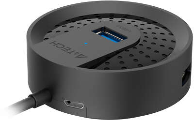 Разветвитель USB 3.0 A4Tech HUB-30C 4порт. черный