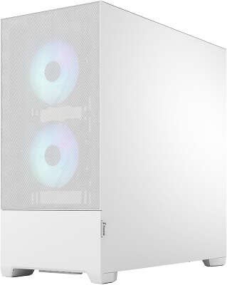 Корпус Fractal Design Pop Air RGB White TG Clear Tint, белый, ATX, Без БП (FD-C-POR1A-01)