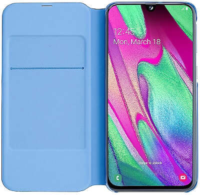 Чехол-книжка Samsung для Samsung Galaxy A40 (2019) Wallet Cover черный (EF-WA405PBEGRU)