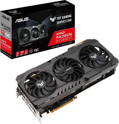 Видеокарта ASUS AMD Radeon RX 6800 XT TUF Gaming OC 16Gb DDR6 PCI-E HDMI, 3DP