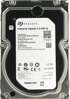 Жесткий диск Seagate SAS 3.0 4Tb ST4000NM0025 Enterprise Capacity (7200rpm) 128Mb 3.5