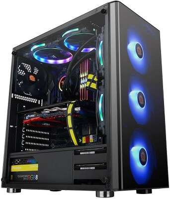 Корпус Thermaltake V200, черный, ATX, Без БП (CA-1K8-00M1WN-01)