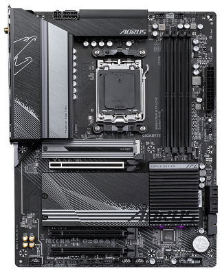 Материнская плата GIGABYTE B650 AORUS ELITE AX V2, AM5, B650, 4*DDR5, 4*SATA, 3*M.2, 7*USB 3.2, Type-C, 3*PCIx16, DP+HDMI, ATX