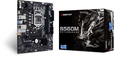 Материнская плата mATX LGA1200 Biostar B560MH-E 2.0