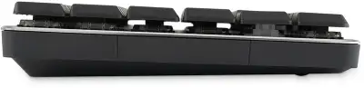 Клавиатура Оклик K615X механическая серый/серебристый USB slim Multimedia for gamer LED (1934413)