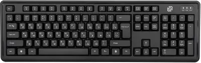 Комплект Оклик S605 клав:черный мышь:черный USB Multimedia