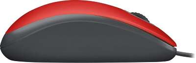 Мышь Logitech Mouse M110 SILENT red/black USB (910-005501)