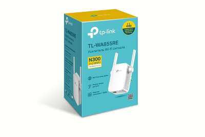 Усилитель Wi-Fi/ 300Mbps WiFi Range Extender/Entertainment Adapter, 2T2R, 2.4GHz, 802.11b/g/n, 1 10/100Mbps LAN port, 2 external antennas