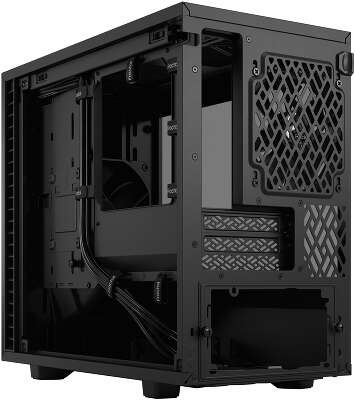 Корпус Fractal Design Define 7 Nano Black TG Light Tint, черный, Mini-ITX, Без БП (FD-C-DEF7N-02)