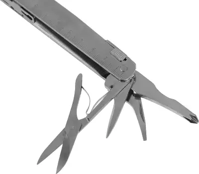Мультитул Victorinox SwissTool X Plus Ratchet (3.0339.L) 115мм 39функц. мини-отвертка/штопор/набор бит/удлинитель/чехол кожаный серебристый карт.коробка