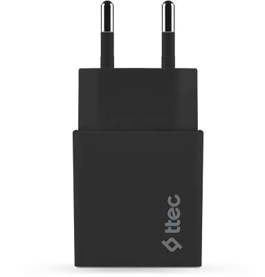 Сетевое зарядное устройство TTEC SmartCharger Travel Charger 2.1A с кабелем Lightning для зарядки и передачи данных. Цвет: черный