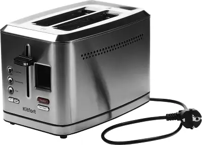 Тостер Kitfort KT-2049 950Вт серебристый
