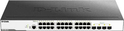 Коммутатор D-Link DGS-3000-28L/B1A 24G 4SFP управляемый