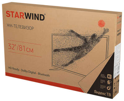 Телевизор 32" StarWind SW-LED32SB304 HD HDMIx3, USBx2, черный