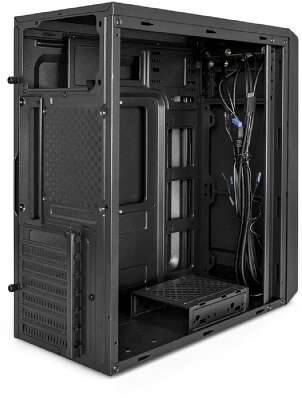 Exegate EX287371RUS Корпус Miditower ExeGate XP-332UC (ATX, без БП, 2*USB3.0+1*TypeC, аудио, черный)