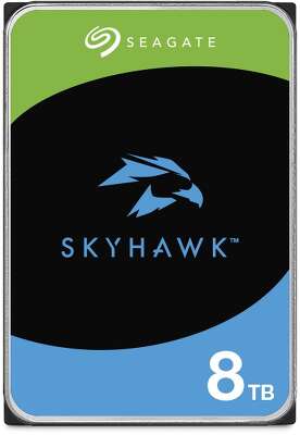 Жесткий диск Seagate 3.5" 8TB SkyHawk Surveillance HDD ST8000VX009 SATA 6Gb/s, 7200rpm 256MB, 24x7,