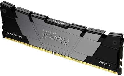 Модуль памяти Kingston 16GB DDR4 3200 FURY Renegade Black XMP Non-ECC Unbuffered DIMM (Single Module) 2RX8 16-18-18 1.35V 288-pin 8Gbit