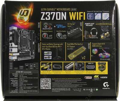 Материнская плата mini-ITX LGA1151v2 GIGABYTE Z370N WIFI