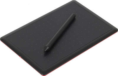 Графический планшет Wacom One by Small USB черный/красный