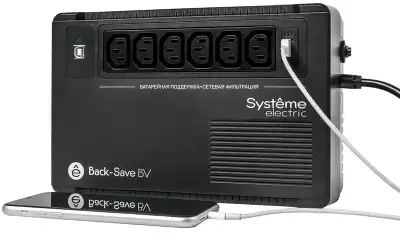 Источник бесперебойного питания Systeme Electriс BV BVSE800I 480Вт 800ВА черный