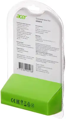 Мышь Acer OMW010 черный оптическая 1200dpi USB 3but (ZL.MCEEE.001)