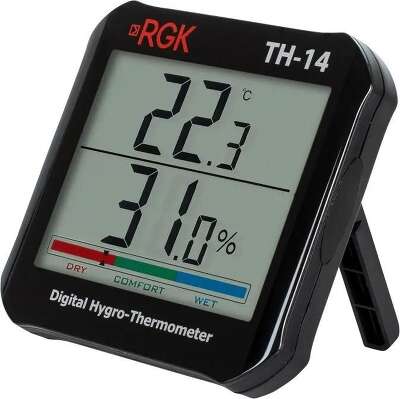 Термогигрометр RGK TH-14 портативный черный (778602)