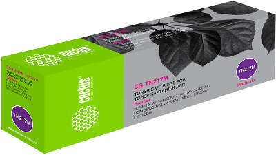 Картридж лазерный Cactus CS-TN217M TN-217M пурпурный (2300стр.) для Brother HL3230/DCP3550/MFC3770