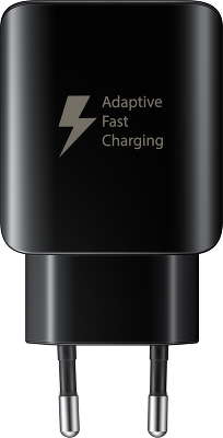 Зарядное устройство Samsung EP-TA300 с кабелем USB Type-C, 2.1А, чёрное