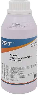 Тонер для KYOCERA ECOSYS M8124cidn/8130cidn Magenta (PK231) 105г/бут, (унив.) (TK-8115M) Japan CET
