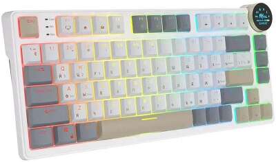 Клавиатура Royal Kludge RK N80 Pearly Dawn USB/2.4 GHz/Bluetоoth, RGB, Hot Swap, Red switch