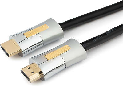 Кабель HDMI Cablexpert, серия Platinum, 1,8 м, v2.0, M/M, позол.разъемы, металлический корпус