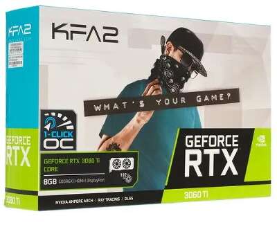 Видеокарта KFA2 NVIDIA nVidia GeForce RTX 3060Ti CORE 8Gb DDR6X PCI-E HDMI, 3DP